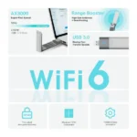 LAN MK TP-Link Archer TX50UH AX3000 WiFi/dual band/High Gain/USB - Slika 9