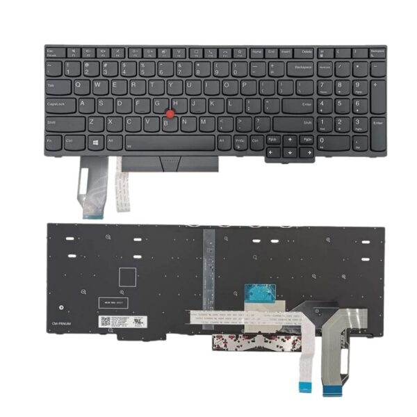 Tastatura za laptop Lenovo ThinkPad E580 E585 L580 P72 T590 E590 E595 sa gumbom