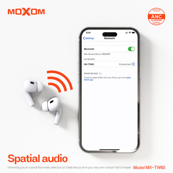 Bluetooth slušalice Moxom MX-TW60