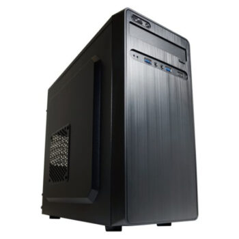 TOWER LC POWER Micro ATX LC-2017MB-ON Micro-ATX Case, black, HD Audio, 1x USB-C,