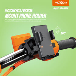 Držač za mobilni telefon MOXOM za bicikl i motor crni