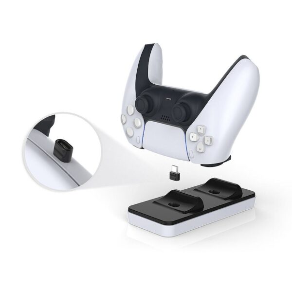 Dobe TP5-0505 stalak-punjač za dva gamepada PS5