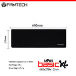 Podloga za miša Fantech Mp64 Basic XL 640x210mm crna - Image 4