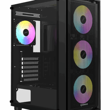 Kuciste Raidmax Vector 216 Black 4 x RGB fan/Window/650W