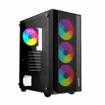 Kuciste Raidmax Vector 100 Black 4 x RGB fan/Window/No-PSU