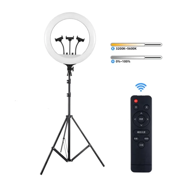LED Ring light 45cm sa tripodom Profesional i 3 držača za telefon