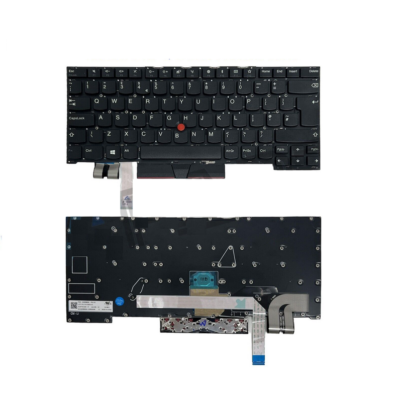 30072025688a194a7241c.png Tastatura za laptop Lenovo ThinkPad T14s P14s G1 G2 veliki enter sa pozadinskim osvetljenjem - Slika 1