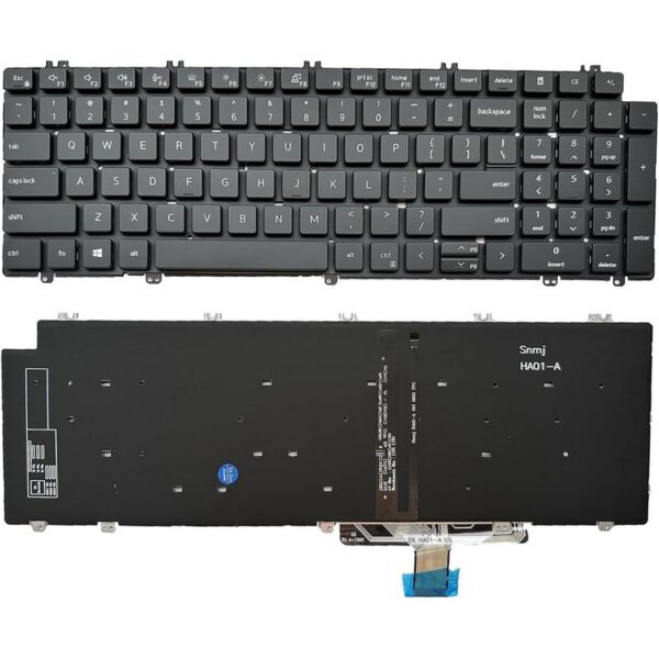 Tastatura za Laptop Dell Precision 7750 7550 7760 7560 mali enter backlight - Slika 1
