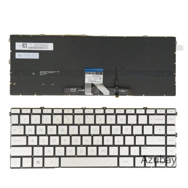 Tastatura za laptop Tastatura za laptop HP Pavilion X360 14-EK 14-EC mali enter, backlight, silver - Slika 1