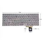 Tastatura za laptop Toshiba Dynabook for Satellite Pro C50-J series, mali enter - Slika 3
