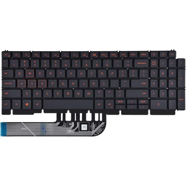 Tastatura za laptop Dell G15 5510 5511 5515 & G15 5530 5520 5521 5525 Series backlight red - Slika 1
