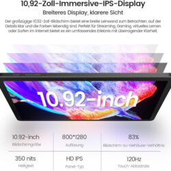 Tablet OSCAL Pad 90 LTE 10.92 HD+IPS/T606 OC/8GB/128GB/7700mAh/8+13MP/Android