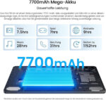 Tablet OSCAL Pad 90 LTE 10.92 HD+IPS/T606 OC/8GB/128GB/7700mAh/8+13MP/Android - Image 4