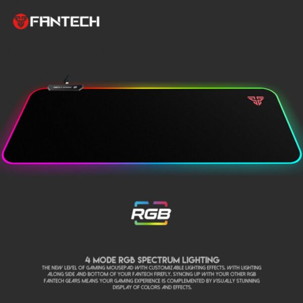 Podloga za mis Fantech RGB Firefly MPR800S crna - Image 5