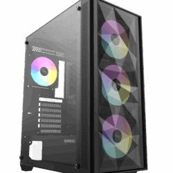 Kuciste Raidmax TALOS II V217TBF Black RGB 650W (RX-650XTB)