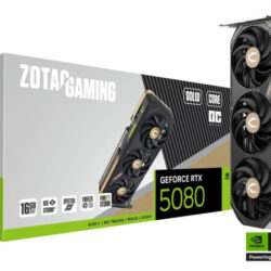 SVGA Zotac RTX 5080 SOLID CORE OC 16GB GDDR7 256bit, ZT-B50800J2-10P