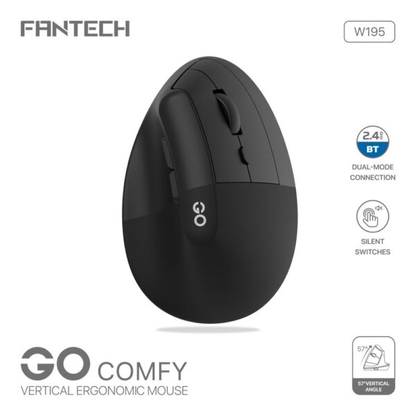 Mis Wireless Fantech W195 GO comfy crni - Image 1