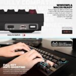 Tastatura Mehanicka Gaming Fantech MK920 RGB Maxfit 6 Wireless black (Brown switch) - Image 4