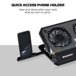 Laptop Cooler Fantech NC21 RGB crni - Image 9