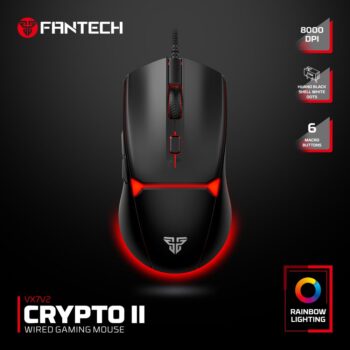 Mis Gaming Fantech VX7V2 Crypto II crni