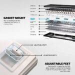 Tastatura Mehanicka Gaming Fantech MK920 RGB Maxfit 6 Wireless black (Brown switch) - Image 7