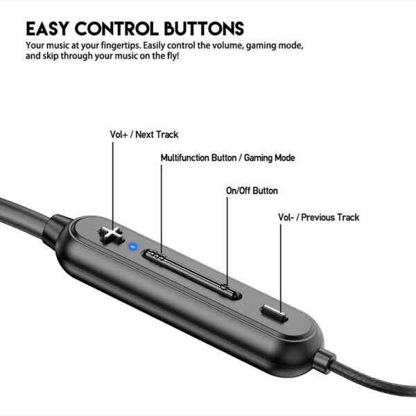 Bluetooth slusalice Fantech WN01 crne - Image 10