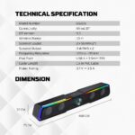 Bluetooth zvucnik Fantech GS305 BEAT BAR crni - Image 5