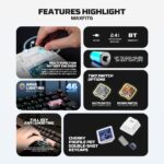 Tastatura Mehanicka Gaming Fantech MK920 RGB Maxfit 6 Wireless black (Brown switch) - Image 11