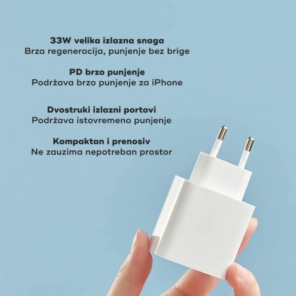Xiaomi punjac za kablom 33W Combo USB - Slika 4