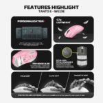 Wireless Gaming Mis Fantech WG13E Tanto E crni - Slika 4