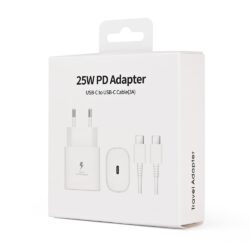 Brzi punjač za telefon 25w sa Tip C kablom