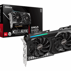 SVGA ASrock RX 9060 XT Challenger 8GB/GDDR6/128bit/crna, RX9060XT CL 8GO