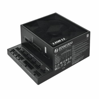 Napajanje 1300W Lian Li EDGE 80PLUS Platinum PCIe 5.1, ATX 3,1 USB HUB, Crno
