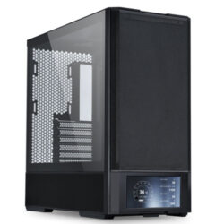 Kućište Lian Li LANCOOL 207 Digital 6" Ekran/MidTower,Crni/LAN207DX