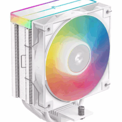 CPU Hladnjak DeepCool AG400 WH ARGB V2 BELI, 4 HeatPipe R-AG400-WHAMMN-GJD