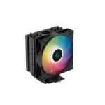 CPU Hladnjak DeepCool AG400 BK ARGB V2 CRNI, 4 HeatPipe R-AG400-BKAMMN-GJD - Slika 3
