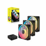 Corsair 3x120mm iCUE LINK LX120-R RGB PWM Reverse Fans Starter, CO-9051050-WW