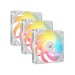 Ventilatori Corsair 3x RS120-R ARGB 120mm PWM-Triple Pack - White, CO-9050197-WW