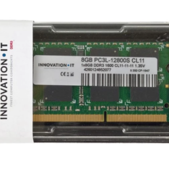RAM SODIMM DDR3 8GB 1600MHz Innovation IT CL11 1.35V