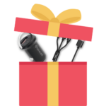 Auto punjač + 3u1 kabl – praktičan poklon set