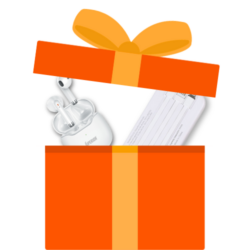 Power bank+bežične slušalice- Poklon set