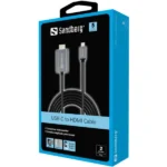 Kabl Sandberg USB C - HDMI 4K 136-21 - Slika 4