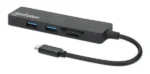 USB-C HUB 3port Manhattan 164948 3.2 G1/5Gbps/CR/Crni - Slika 5