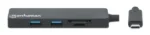 USB-C HUB 3port Manhattan 164948 3.2 G1/5Gbps/CR/Crni - Slika 6
