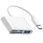 Čitač kartica Kettz 4u1 USB Type C beli - Slika 2