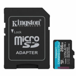 Micro SD Kingston 256B Canvas Go Plus SDCG4/256GB +adapter