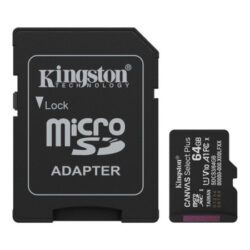 Micro SD Kingston 64GB Canvas Select Plus SDCS3/64GB + adapter