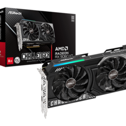 SVGA ASrock RX 9060 XT Challenger 8GB/GDDR6/128bit/crna, RX9060XT CL 8GO