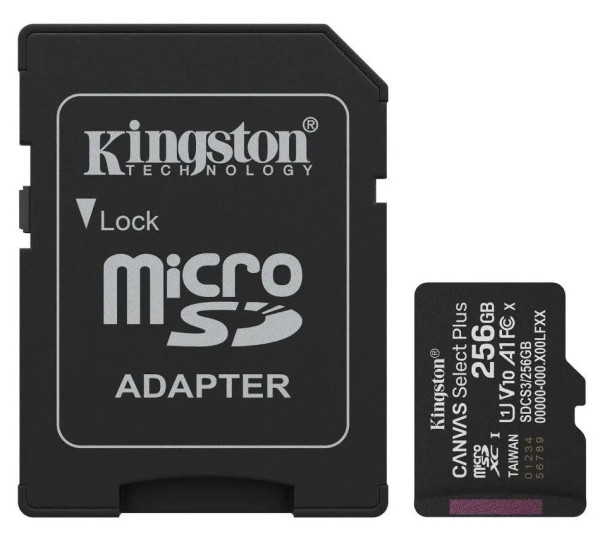 43942-2 Micro SD Kingston 256GB SDCS3/256GB + adapter - Slika 1
