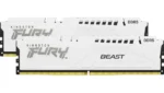 RAM DIMM DDR5 64GB (2x32GB) 5600MHz KINGSTON KF556C40BWK2-64 Fury Beast White - Slika 2